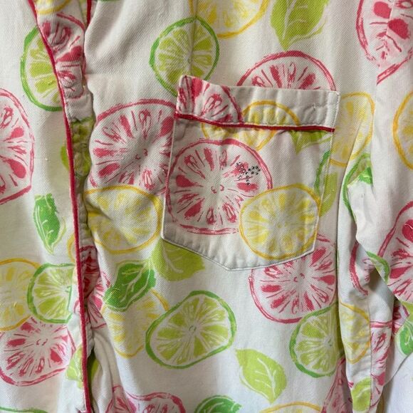 Victoria’s Secret top and pant pajama set with limes citrus fruit print - Picture 4 of 15